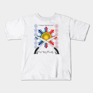 Filipino Martial Arts (FMA) / Baybayin word Arnis Kids T-Shirt